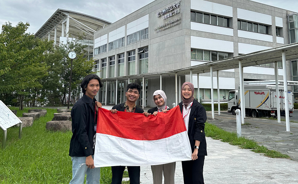 Empat Mahasiswa Arsitektur ITERA Ikuti Pertukaran Pelajar ke University of Kitakyushu Jepang